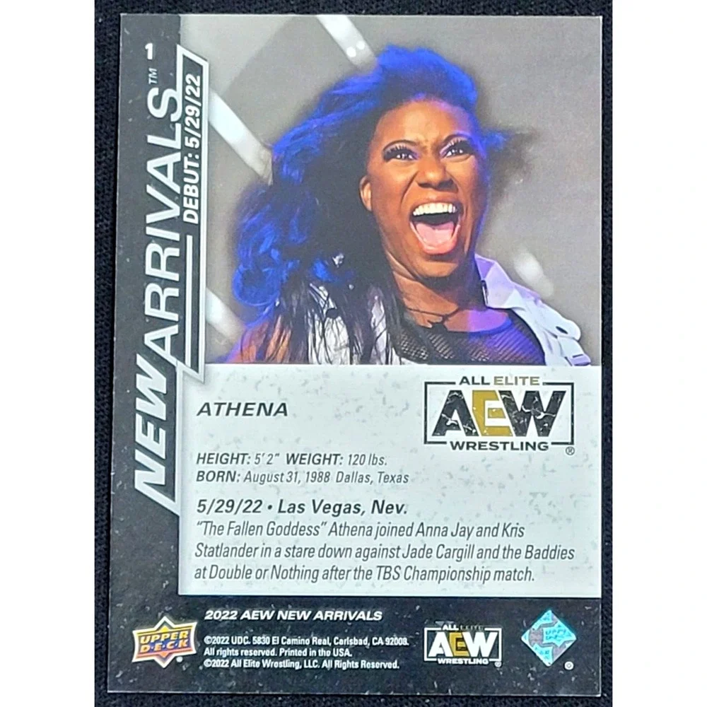 UPPER‎ DECK AEW NEW ARRIVALS ATHENA SILVER